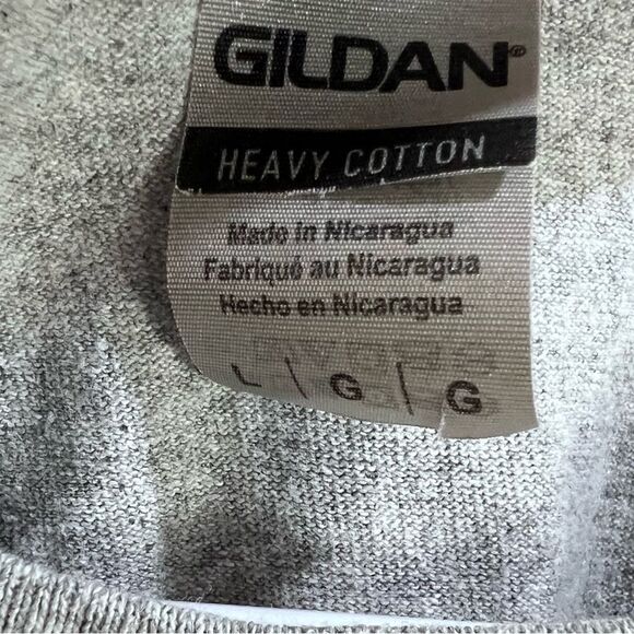 I’m in to fitness this burrito in my mouth gray graphic tshirt size large - Picture 3 of 3